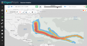 real-time data - Hurricane Irma Max Wind Speed Footprint