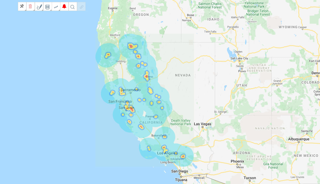 california fire risk map 2021